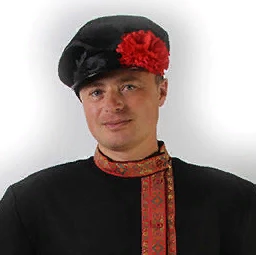 Головной убор Русский Народный «Картуз» с цветком