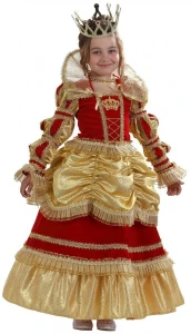 Детский карнавальный костюм «Королева Золотая» для девочек