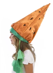 Детская маскарадная Шапочка «Морковь» для девочек и мальчиков