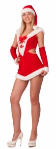 Новогодний костюм «Леди Санта» женский для взрослых