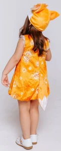 Детский карнавальный костюм Лиса «Асолька» для девочек
