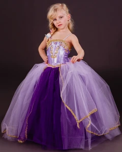 Маскарадный костюм «Принцесса Рапунцель» для девочки