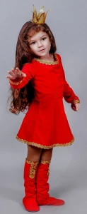 Карнавальный костюм «Трубадурочка» (Бременские музыканты) для девочек