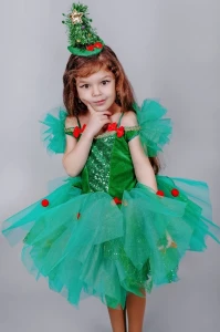 Детский новогодний костюм «Ёлочка» для девочки