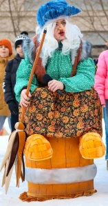 Аниматорский костюм «Баба Яга» (в ступе) женский
